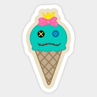 Scrump ice cream Sticker